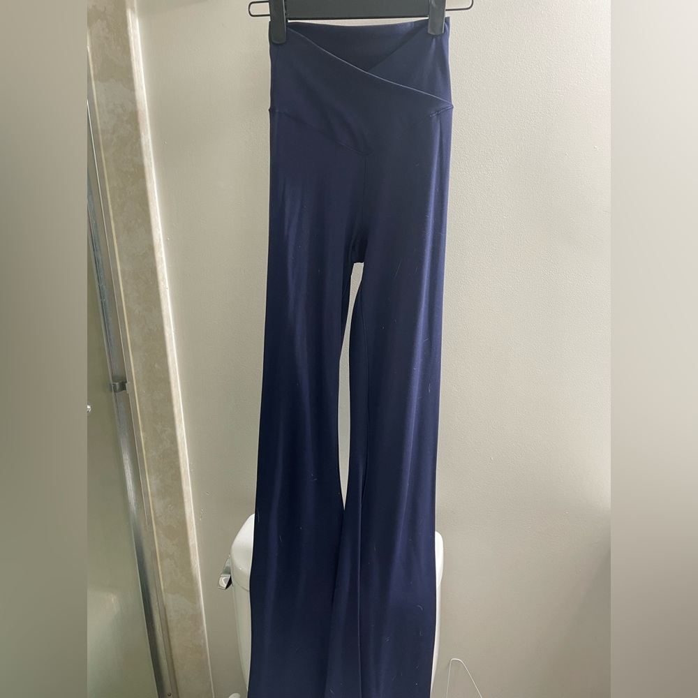 Aerie Navy Blue Flare Leggings